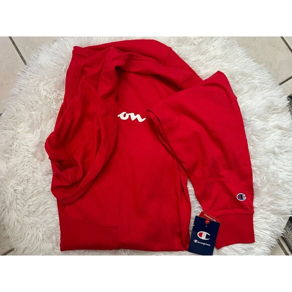 New Champion size XL men’s Red Sweatshirt with hoodie - Picture 3 of 5